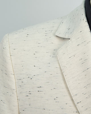 John Varvatos Devitt Double Breasted Sports Jacket Chalk 1302
