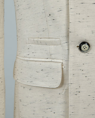 John Varvatos Devitt Double Breasted Sports Jacket Chalk 1303