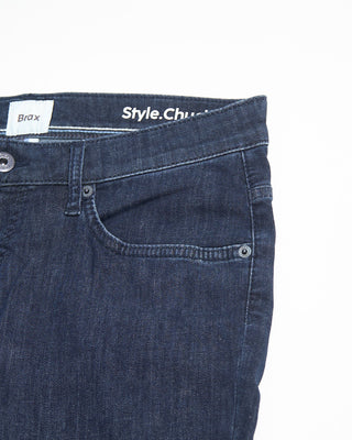 Brax Dark Blue Chuck Hi Flex Light Rinsed Denim Jeans Indigo 812