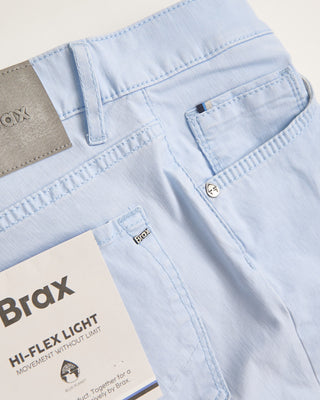 Brax Sky Blue Chuck Hi Flex Light 5 Pocket Pants Light Blue 822