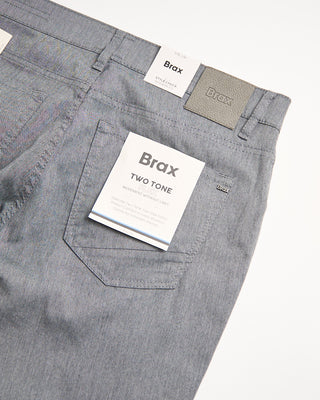 Brax Grey Chuck Dressy 5 Pocket Pants Grey 4 299