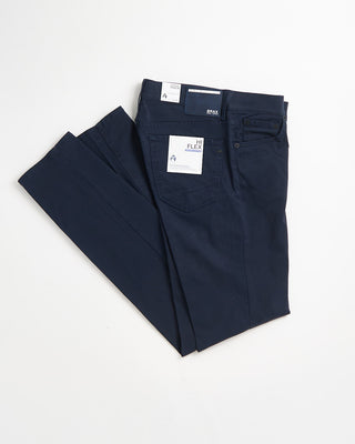 Brax Navy Chuck Hi Flex Stretch Cotton 5 Pocket Pants Navy 827