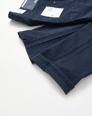 Brax Navy Chuck Hi Flex Stretch Cotton 5 Pocket Pants Navy 828