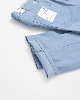 Brax Blue Chuck Hi Flex Stretch Cotton 5 Pocket Pants Blue 803