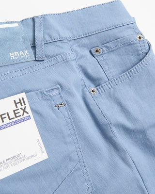 Brax Blue Chuck Hi Flex Stretch Cotton 5 Pocket Pants Blue 804