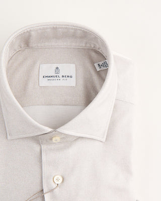 Emanuel Berg Modern 4 Flex Stretch Knit Shirt Grey 4