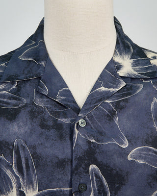 John Varvatos Dan Camp Collar Shirt Blue 1506