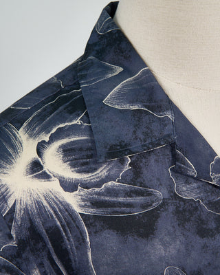 John Varvatos Dan Camp Collar Shirt Blue 1507
