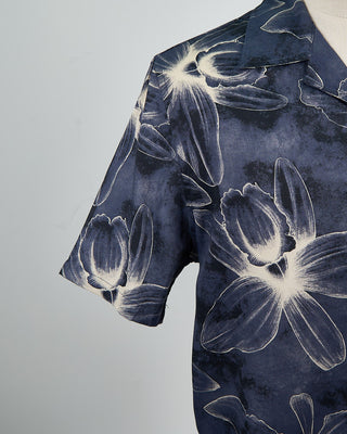 John Varvatos Dan Camp Collar Shirt Blue 1509