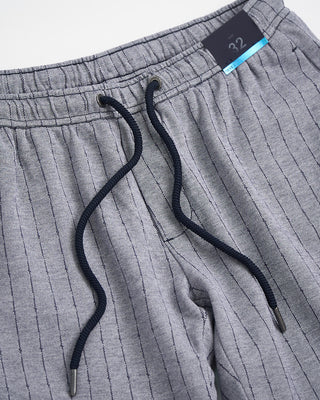 Deke Jerseyluxe Heather Infinity 360 Pinstripe Shorts Navy 785