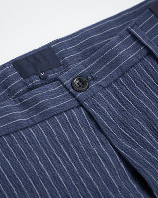 Deke Supernatural Seersucker Oasis Pinstripe Shorts Blue 779