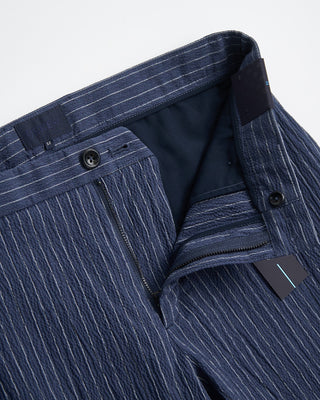 Deke Supernatural Seersucker Oasis Pinstripe Shorts Blue 780