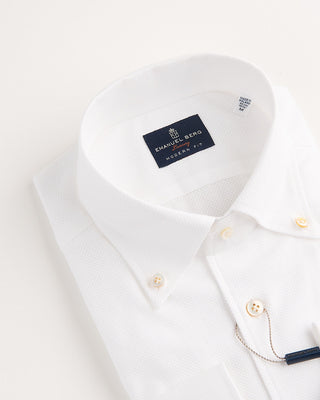Emanuel Berg Giro Englese Premium 1 Piece Collar Shirt White 2 1074