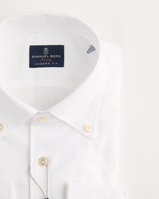 Emanuel Berg Giro Englese Premium 1 Piece Collar Shirt White 4 1072