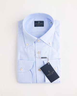 Emanuel Berg Giro Englese Premium 1 Piece Collar Shirt Light Blue 1 1079