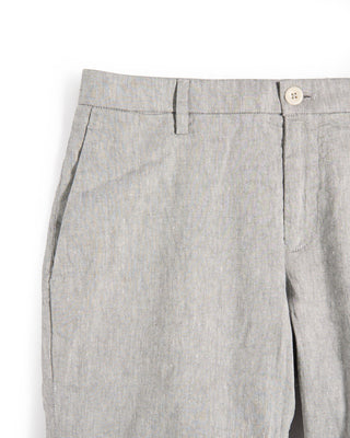 Deke Oasis Bermuda Chambray Twill Shorts Grey 3 8284