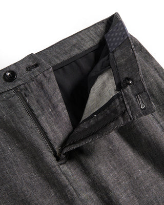 Deke Oasis Bermuda In Lifesync Linen Black 4 9440