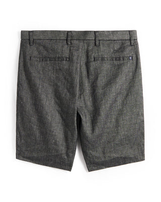 Deke Oasis Bermuda In Lifesync Linen Black 9 9442