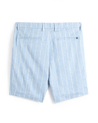 Deke Oasis Bemuda In Hyperthread Pinstripe Light Blue 8 9432