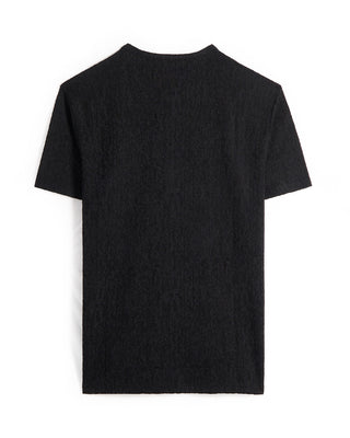 John Varvatos Egon Ss Textured Henley Black 12 9262