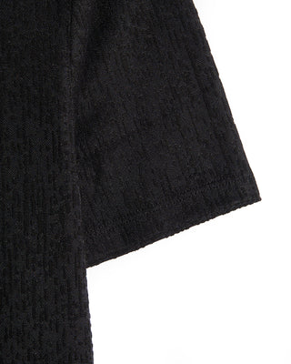 John Varvatos Egon Ss Textured Henley Black 4 9260