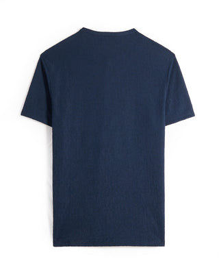John Varvatos Egon Ss Textured Henley Blue 10 9272