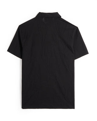 John Varvatos Elio Ss Tangled Lines Shirt Black 12 9242