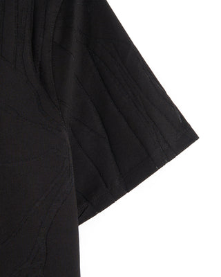 John Varvatos Elio Ss Tangled Lines Shirt Black 6 9240