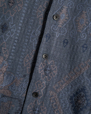 John Varvatos Sheridan Embroidered Swacket Blue 4 9284
