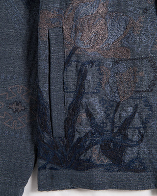 John Varvatos Sheridan Embroidered Swacket Blue 5 9285