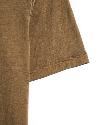 John Varvatos Bale Ss Burnout T Shirt Brown Sugar 5 9374