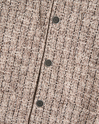 John Varvatos Bourdain Textured Sweater Jacket Twig 7 9279