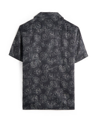 Dan Ss Floral Print Camp Collar Shirt