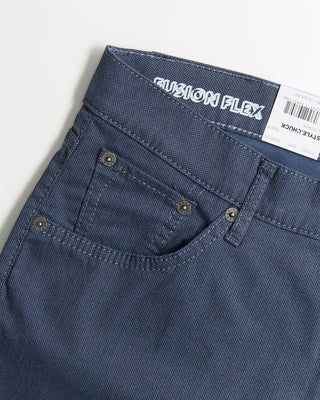 Brax Chuck Fusion Flex Superlight Wool Look Easy Care Pants Blue 6