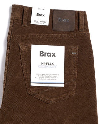 Brax Chuck Hi Flex Corduroy Pants Nougat 1 3461