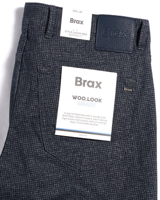 Brax Chuck Woo.Look Pants Navy 9 3486