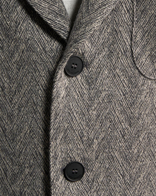 John Varvatos Notch Lapel Multi Patch Pkts Jacket Brown 4 6348