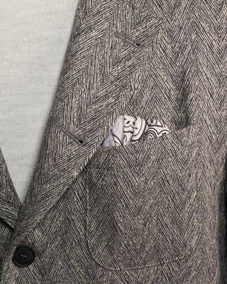 John Varvatos Notch Lapel Multi Patch Pkts Jacket Brown 5 6347