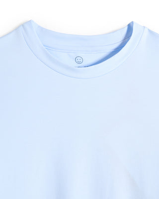 Emanuel Berg Powder Blue Modern Fit 4Flex Knit T Shirt Powder Blue 7 11015