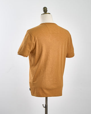 John Varvatos Miles Slub V Neck T Shirt Copper 1656