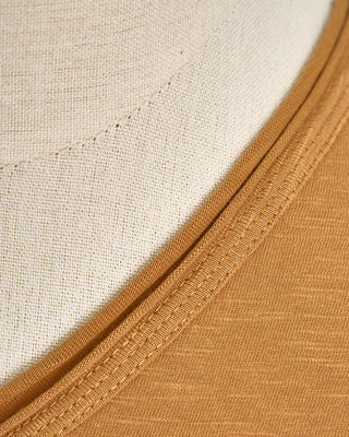 John Varvatos Miles Slub V Neck T Shirt Copper 1660
