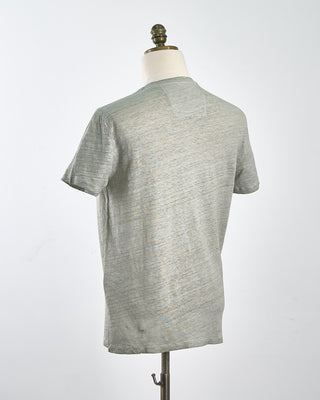 John Varvatos Snake  Floral Print T Shirt Grey 1668