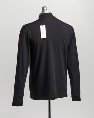 01M Phil Petter Premium Jersey Mock Neck Shirt Black 