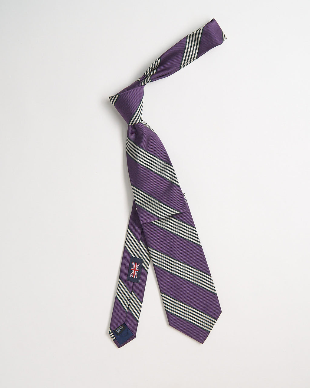 Robert Keyte Silk Stripe Tie - blazerformen.com – Blazer For Men