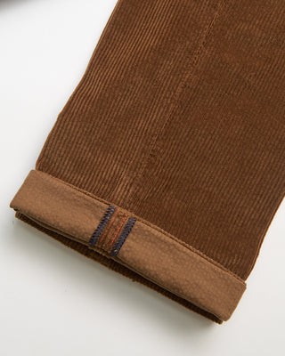Masons Torino Stretch Tailored Fit Medium Wale Corduroy Pants Cognac 0 2