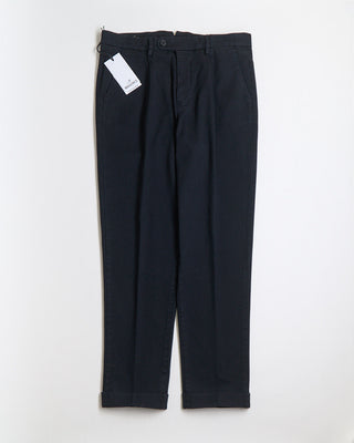 'Boston' Relaxed Silhouette Marled Micro Herringbone Casual Pants