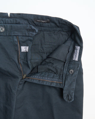 Masons Boston Relaxed Silhouette Brushed Twill Casual Pants Charcoal 0 3