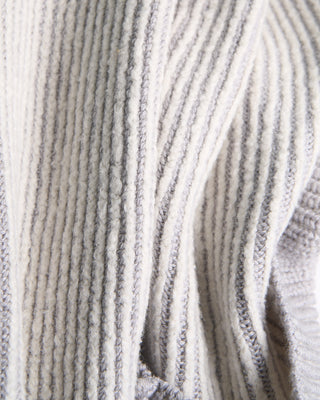 Phil Petter Soft Ribbed Hi Low Mockneck Sweater Off White  7