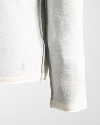 Phil Petter Soft Two Tone Crewneck Sweater Off White  4