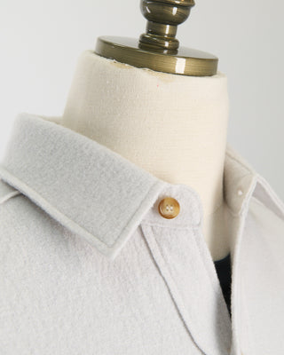 Phil Petter Melton Wool Workshirt Off White  7